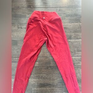 Balance Athletica Red Leggings